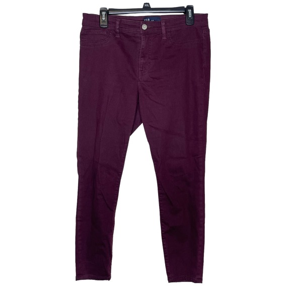 Gap Women's Favorite Jegging Mom‎ Jeans Mid-Rise Stretch Cotton Purple Size 8/29 - Picture 1 of 10